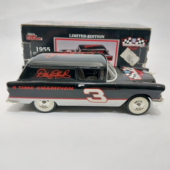 Racing Champions Dale Earnhardt 1955 Chevy Delivery 1/25 Diecast Bank #N071 - Picture 11 of 14